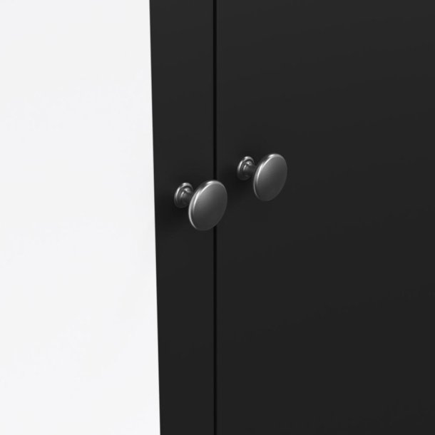 Lund garderobeskab m. spejl 100 cm bred fs i flere farver