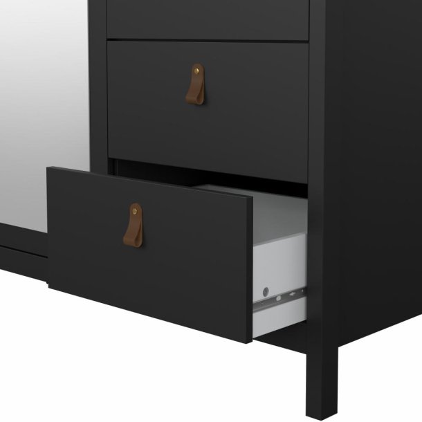 Lund garderobeskab m. spejl 150 cm bred fs i flere farver