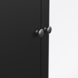 Lund garderobeskab m. spejl 150 cm bred fs i flere farver