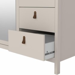 Lund garderobeskab m. spejl 150 cm bred fs i flere farver