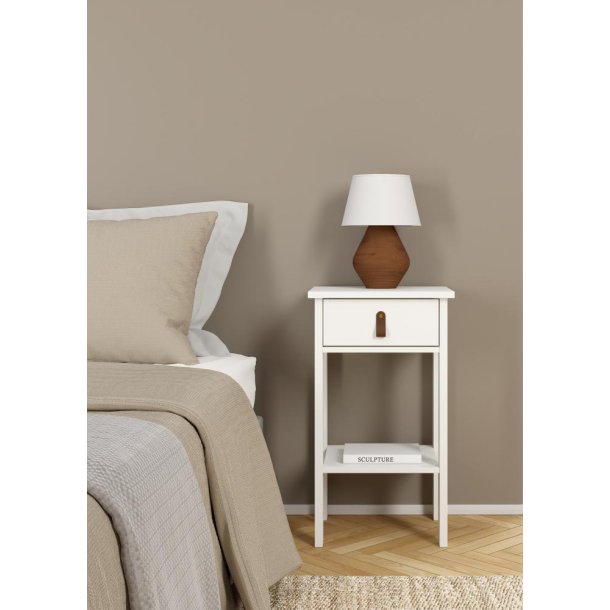 Lund natbord med 1 skuffe fs i flere farver