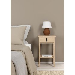 Lund natbord med 1 skuffe fs i flere farver