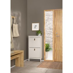 Lund skoskab med 2 klaplger fs i flere farver