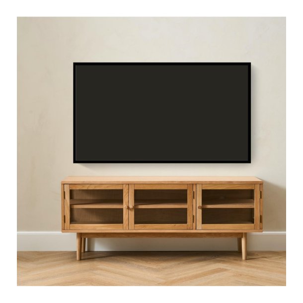 Aarhus TV-bord i naturolieret eg 137 x 55 cm