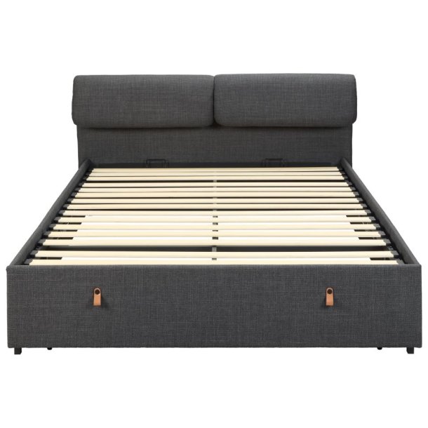 Dobbelt seng med opbevarng 200 x 160 cm inklusive hovedg�rde 