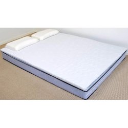 King Plus vendbar topmadras i koldskum med quiltet betræk 70 x 200 x 6 cm.