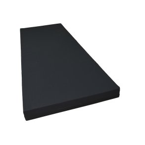 Karat Plus skummadras 90 x 200 cm med kraftigt vaskbart marineblt betrk vendbar