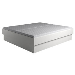 Krone seng med sokkel, enkeltseng, dobbeltseng bredde fra 70-180 cm og lngde fra 190-210 cm 