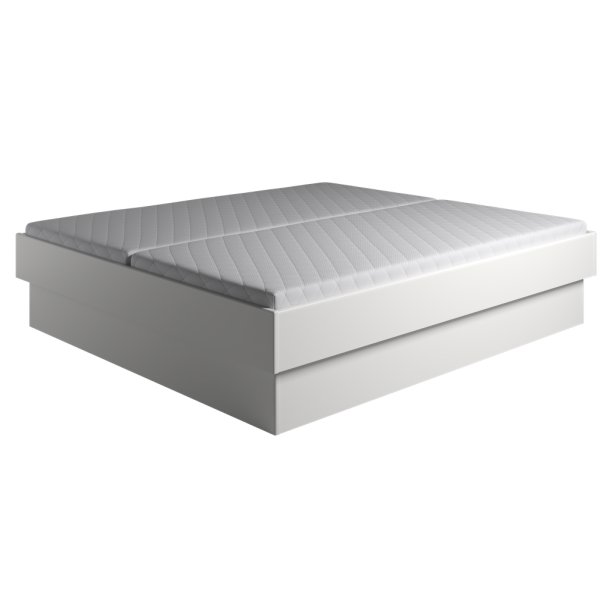 Krone seng med sokkel, enkeltseng, dobbeltseng bredde fra 70-180 cm og lngde fra 190-210 cm 