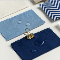 Vandafvisende blt stof til udendrshynder 