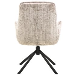  Spisebordsstol med arml�n, vippe funktion og drejefunktion, beige