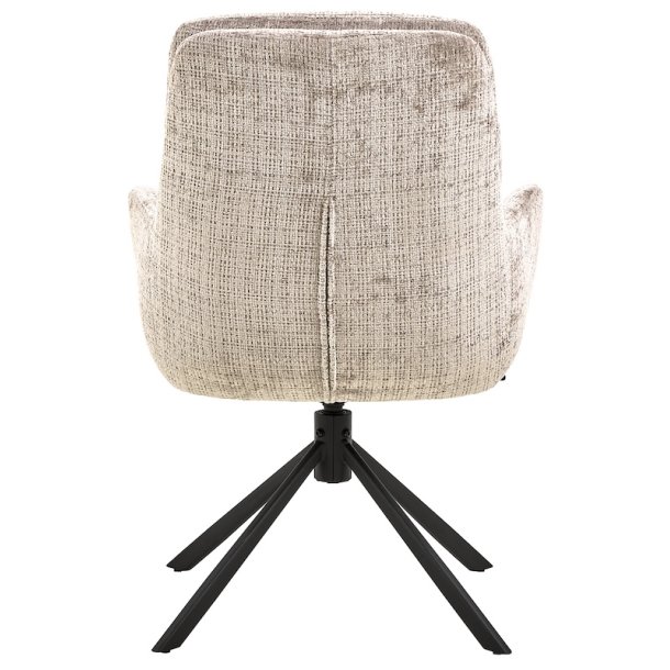  Spisebordsstol med arml�n, vippe funktion og drejefunktion, beige