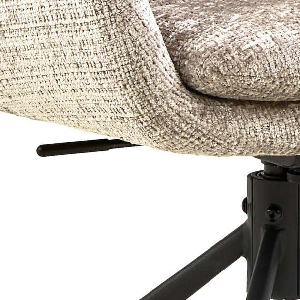  Spisebordsstol med arml�n, vippe funktion og drejefunktion, beige