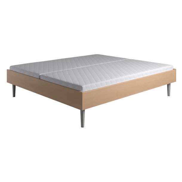 Krone dobbeltseng, bgefiner, vlg mellem tr-eller metalben. 