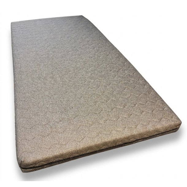 Karat Plus skummadras 90 x 200 cm med kraftigt vaskbart gr�t betr�k, vendbar