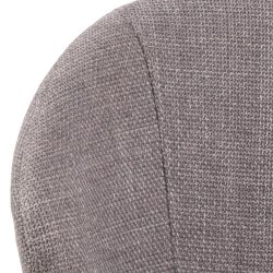 Pippi spisebordsstol med drejefod i lysgrbrun mbelstof