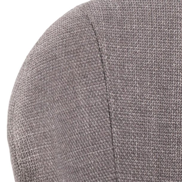 Pippi spisebordsstol med drejefod i lysgrbrun mbelstof