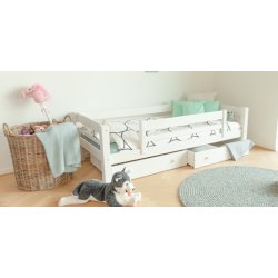 Basis seng 90 x 200 cm, hvid, 25 rs garanti, Scanliving Premium