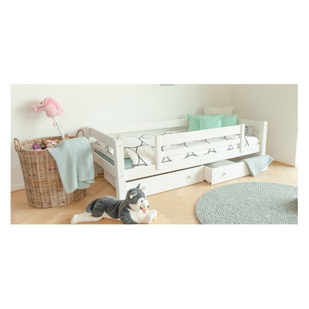 Basis seng 90 x 200 cm, hvid, 25 rs garanti, Scanliving Premium