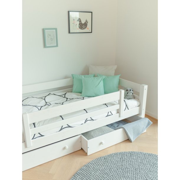 Basis seng 90 x 200 cm, hvid, 25 rs garanti, Scanliving Premium