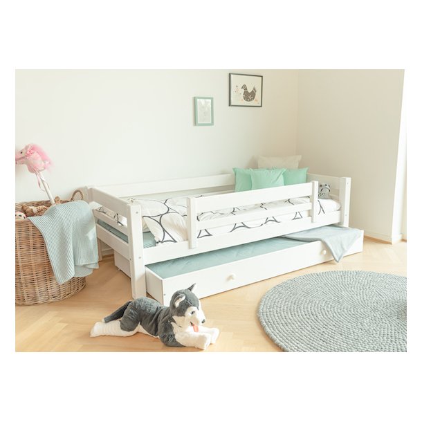 Basis seng 90 x 200 cm, hvid, 25 rs garanti, Scanliving Premium