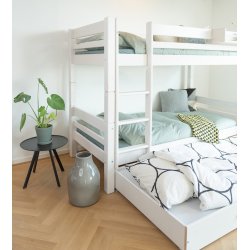 Udtræksseng til Scanliving Premium basis og køjeseng 90 x 200 cm med lige stige