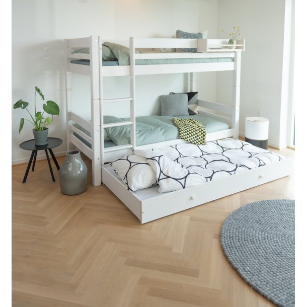 Udtræksseng til Scanliving Premium basis og køjeseng 90 x 200 cm med lige stige