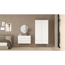 Esbjerg kommode 100 cm bred i hvid