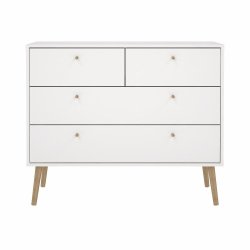 Esbjerg kommode 100 cm bred i hvid