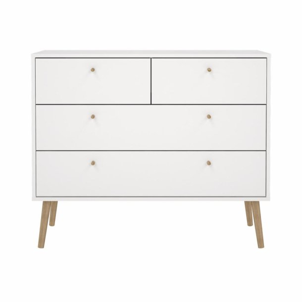 Esbjerg kommode 100 cm bred i hvid