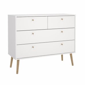 Esbjerg kommode 100 cm bred i hvid