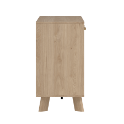 Estate sknk i hvid egelook 147 cm med 2 lger og 3 skuffer