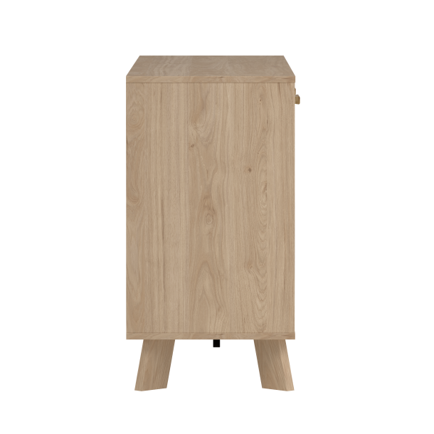 Estate sknk i hvid egelook 147 cm med 2 lger og 3 skuffer