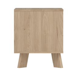 Estate natbord i hvid egelook med 1 skuffe