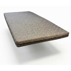 Karat Plus vendbar skummadras 120 x 200 cm med vaskbart gr�t quiltet betr�k