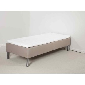 Lea Gold boksmadras 90 x 200 med topmadras og ben