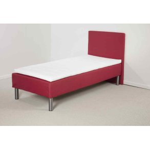 Lea Gold boksmadras 90 x 190 cm med gavl, ben og topmadras