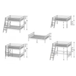 Tilbeh�rspakke, h�jseng med skr� stige