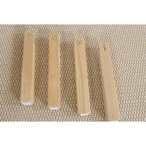 1 st ben med 4 stk i bgetr beregnet til boksmadras .