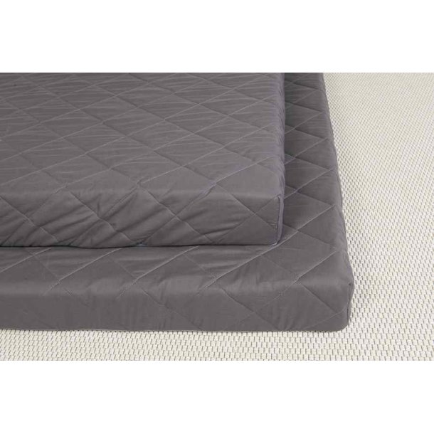 Isabella Pantera madras fast til hrd ml 90 x 200 x 12 cm mrkegrt betrk.